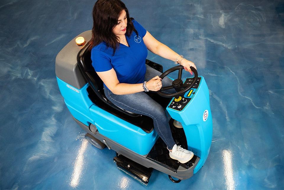 United Rental Scrubber Rideon A Ride-on Floor Scrubber for Every Type of Cleaning Job – Intelligent ...