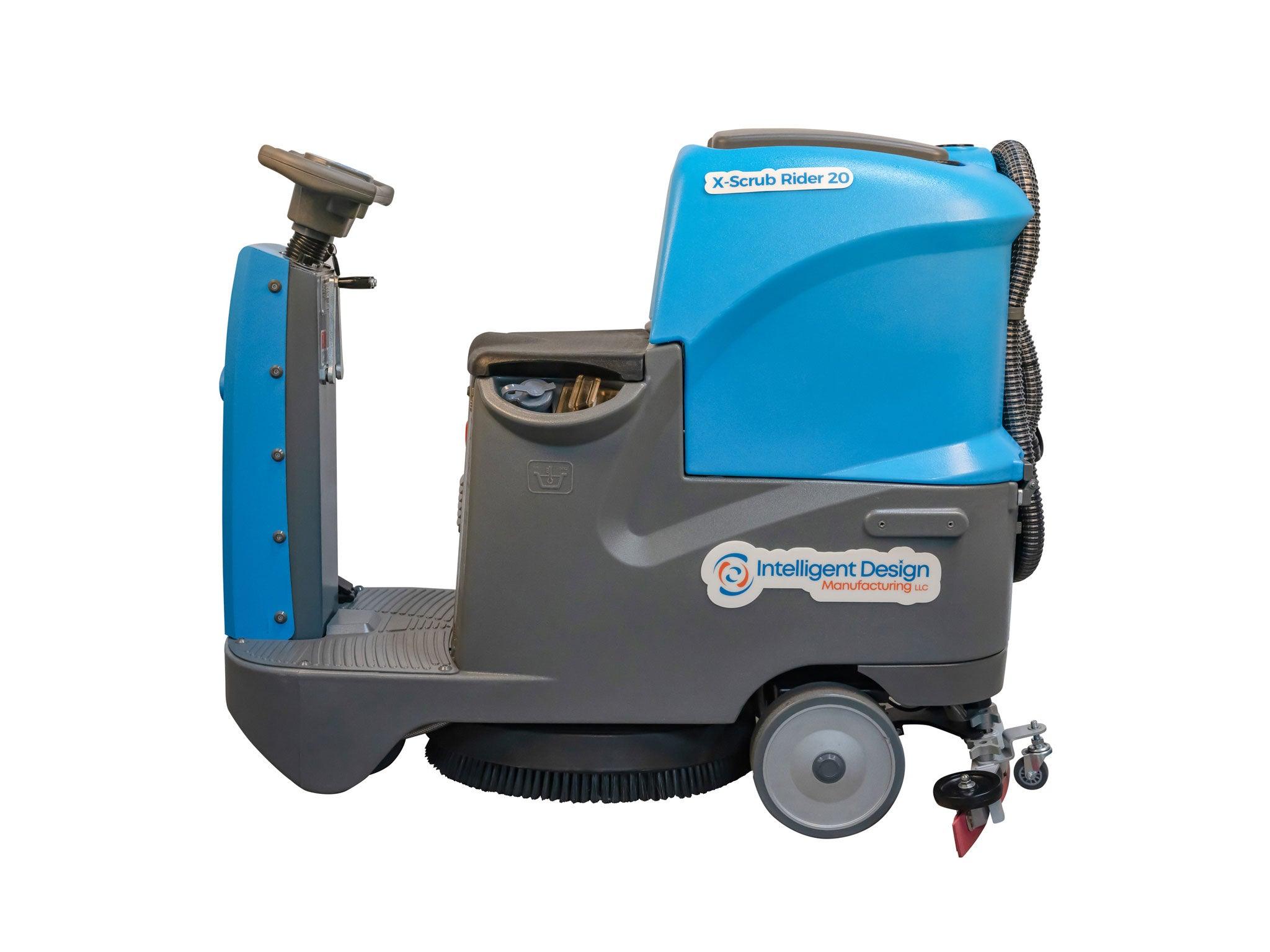 United Rental Scrubber Rideon Ride-on Scrubbers – Intelligent Design Manufacturing
